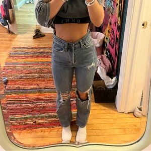 target wild fable mom/flare jeans